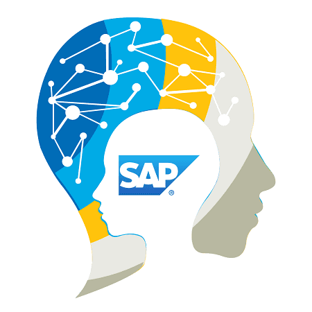 Illustration Tête avec Logo SAP