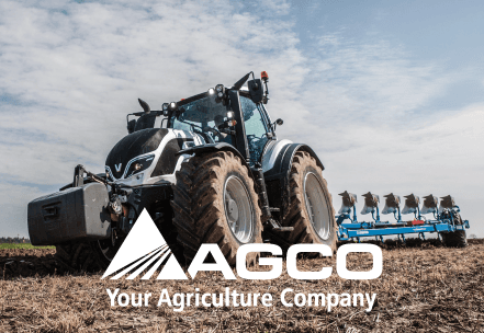 agco your agriculture company blue tractor