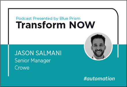 Transform NOW Podcast with Jason Salmani of Crowe