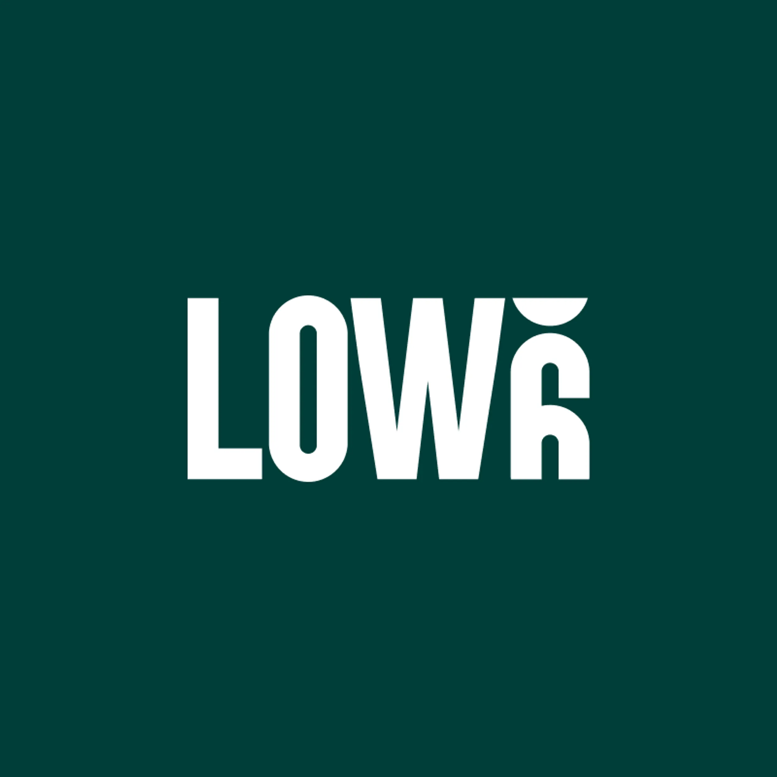 Low6 logo green bg