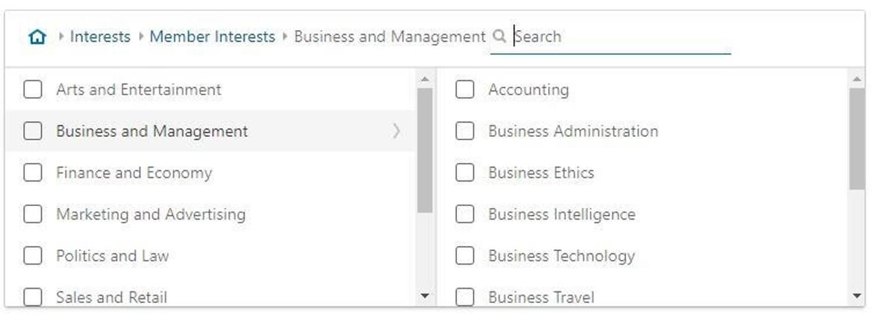 Linked In interests2
