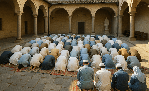 Festa islamica in parrocchia: cedimento vergognoso della nostra tradizione cattolica!