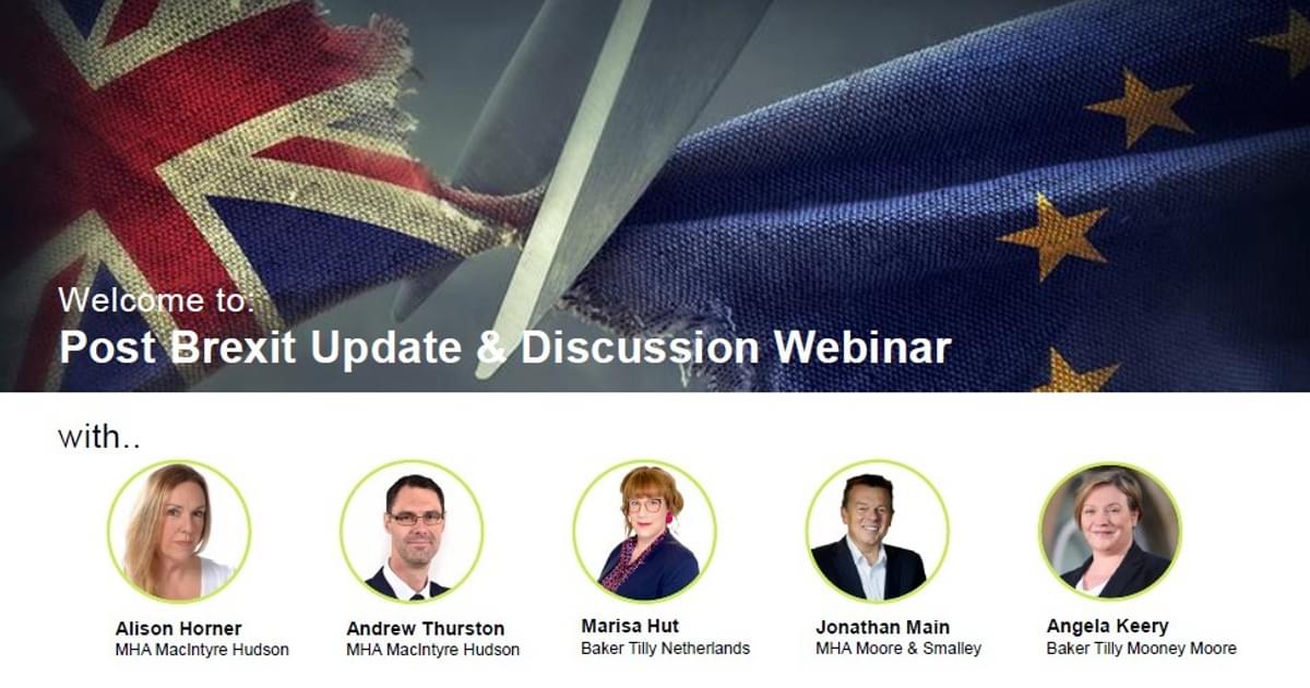 MHA | Post Brexit update and discussion