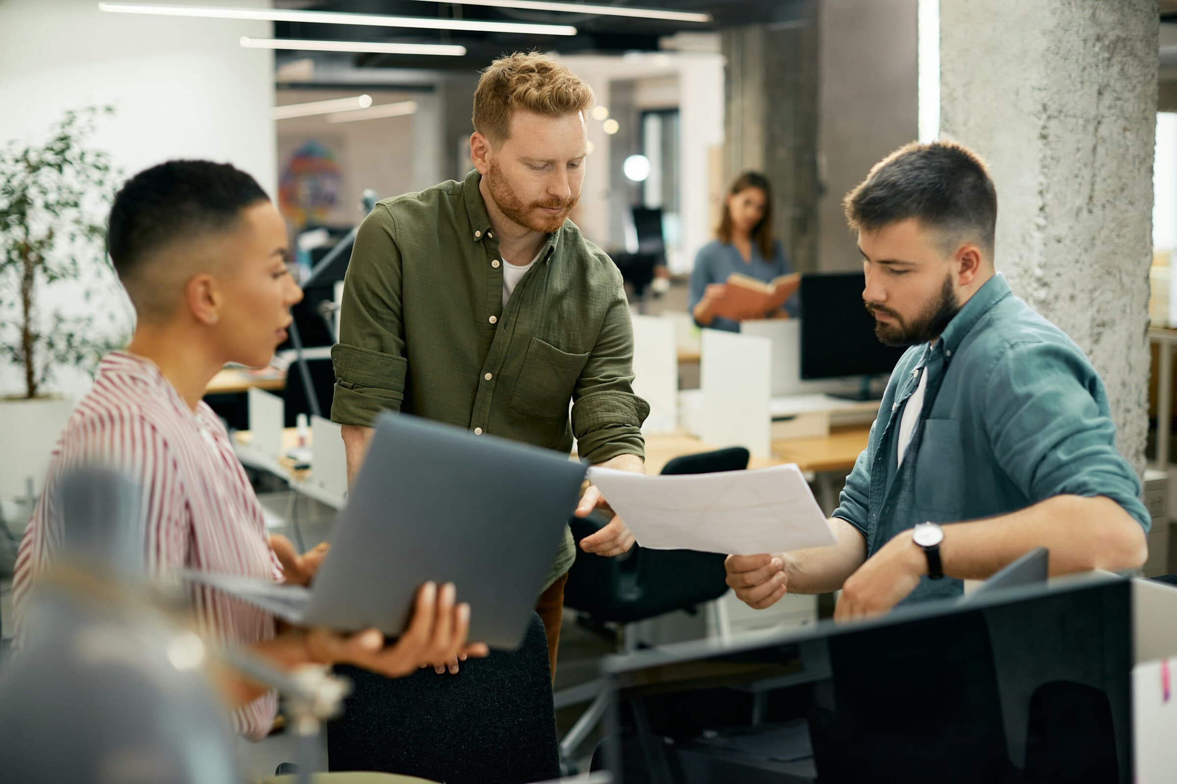 Checking through figures