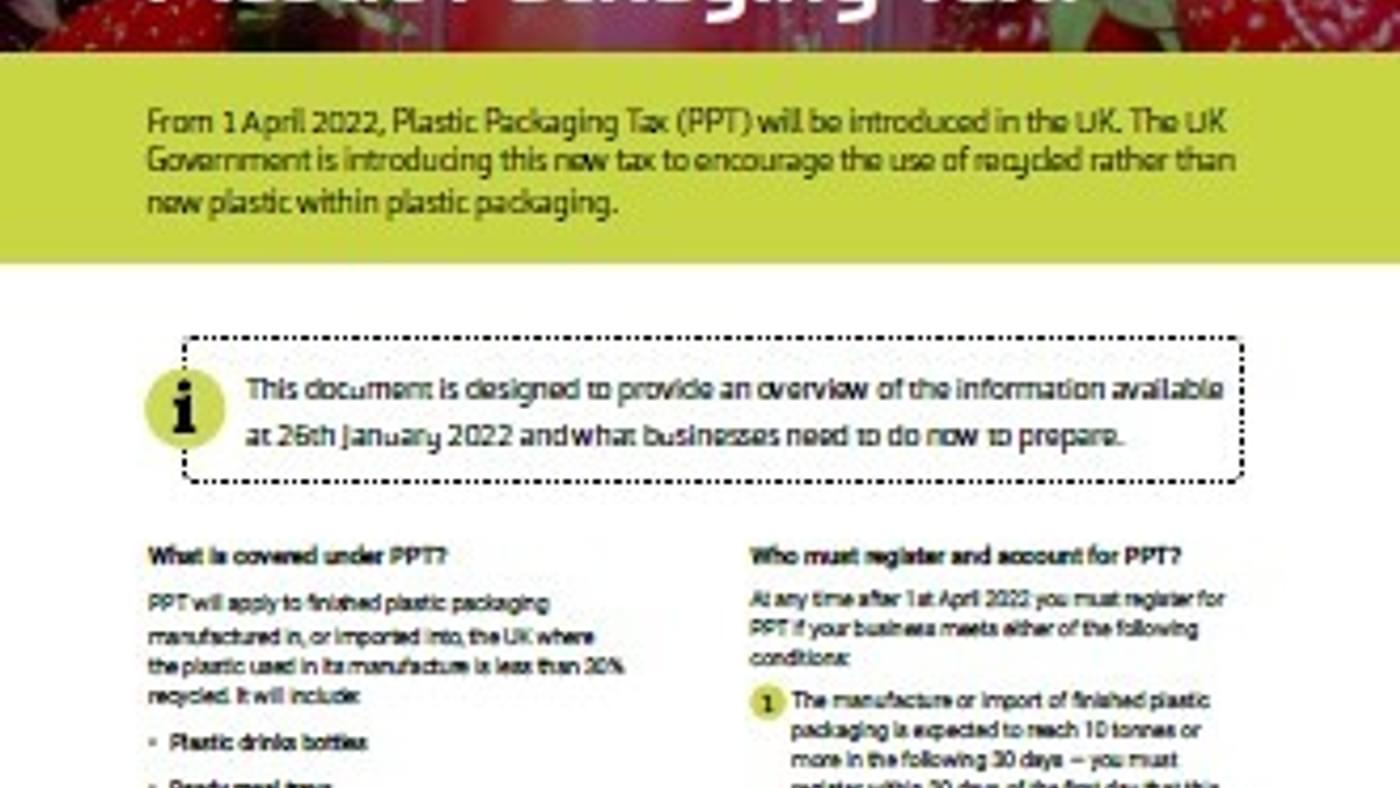 MHA Focus On Plastic Packaging Tax mha-focus-on-plastic-packaging-tax