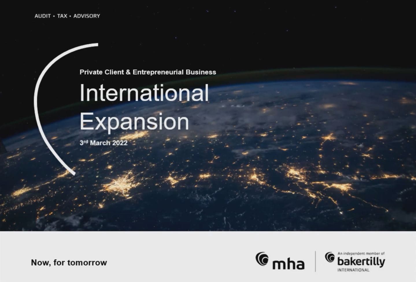 Private Client & Entrepreneurial Business: International Expansion