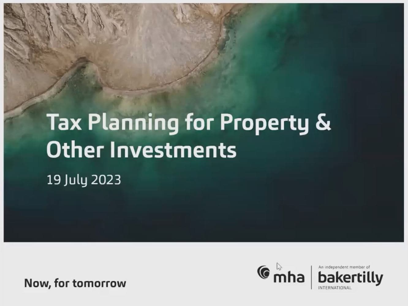 Tax planning for property and other investments