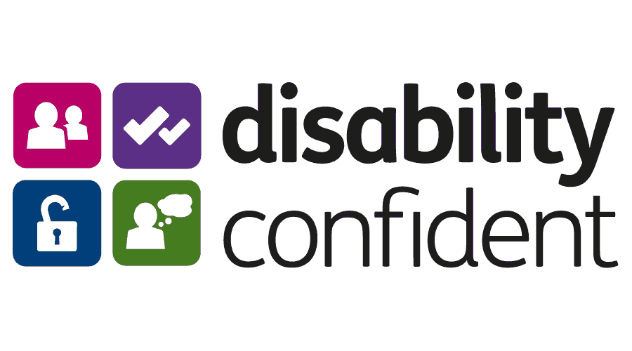Disability confident logo vector