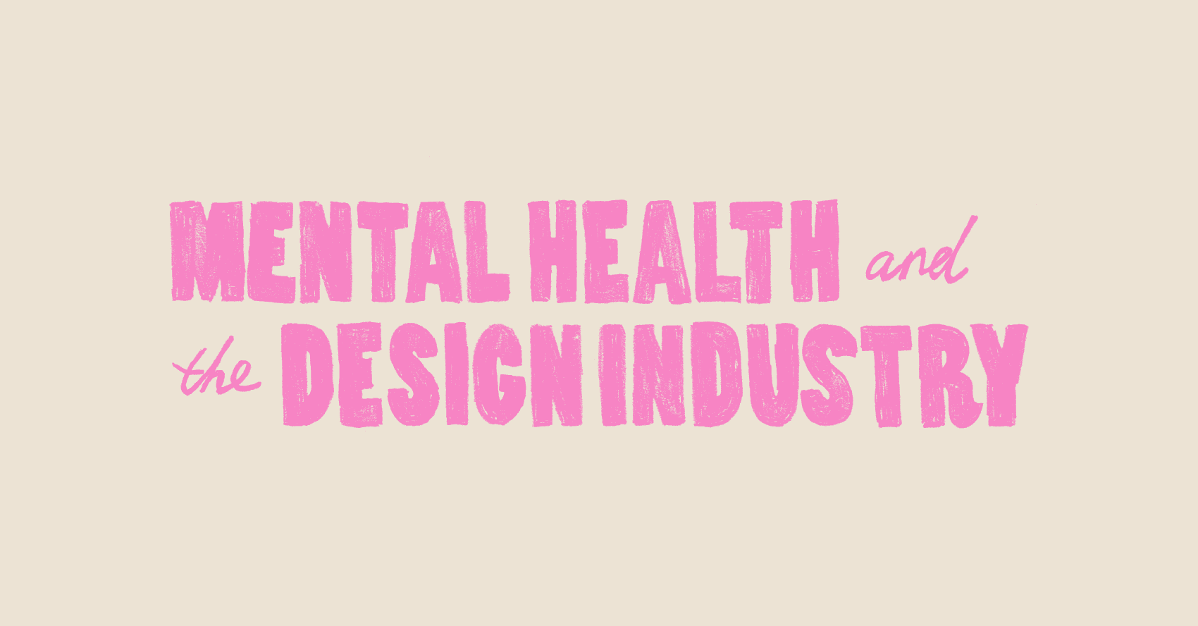 Alphabet Mental Health Design Industry Single