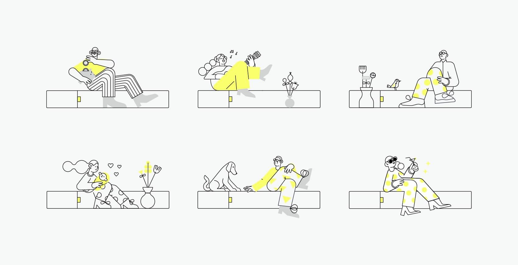 Spongey Illos Together