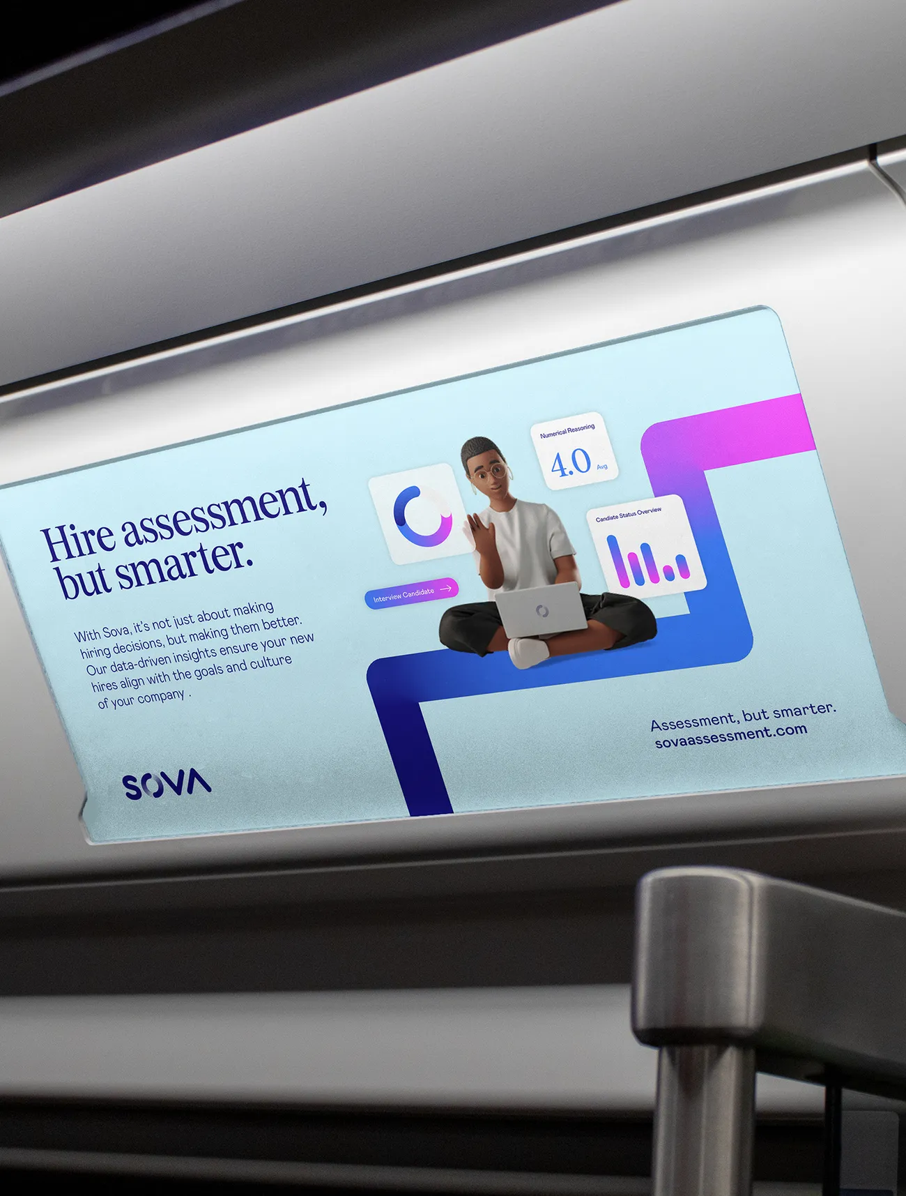 Sova Portrait Train Card