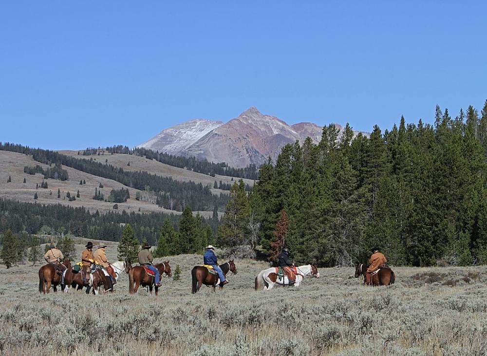 Horse trip in Yellowstone National Park; photo by NPS