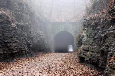 Foggy Tunnel; photo by Jonathan Voelz