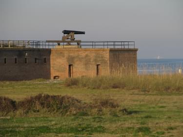 A view of historic Fort Gaines