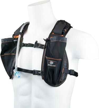 The Orange Mud Gear Vest 2.0 Hydration Pack is great for long days.