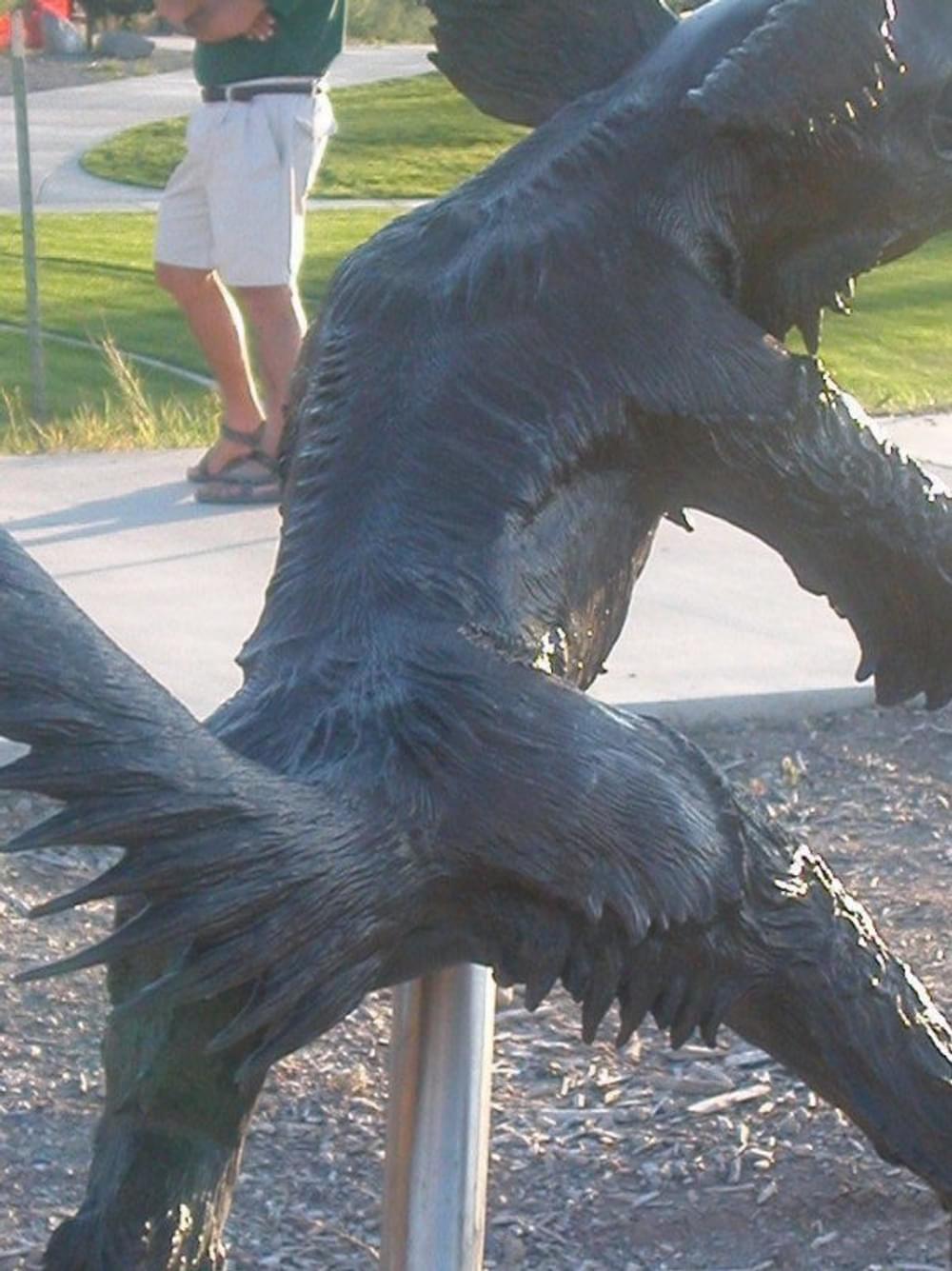 Sculpture along Riverfront Trail System in Grand Junction, Colorado