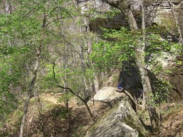 Once a historic outlaw mountain hideout, now Devil’s Den National Recreation Trail, Arkansas