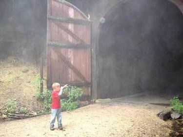 "SCARING THE MONSTERS FROM THE TUNNEL," ELROY-SPARTA NATIONAL RECREATION TRAIL AND RAIL TRAIL, WI (PHOTO BY GREG WALTHER)