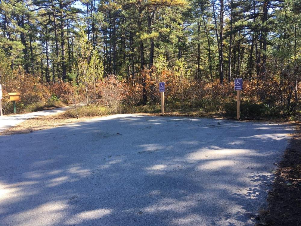 Parking at Ossipee Pine Barrens Accessible Trail