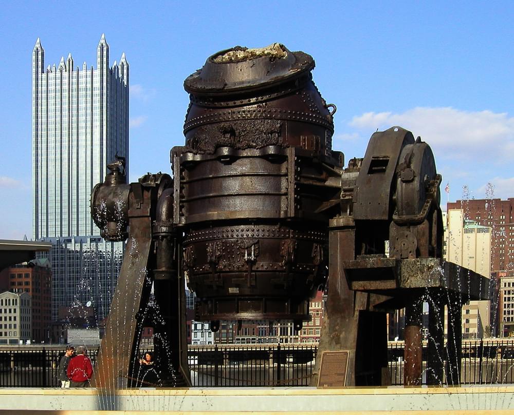 Bessemer Converter along the Three Rivers Heritage Trail in Pittsburgh, Pennsylvania