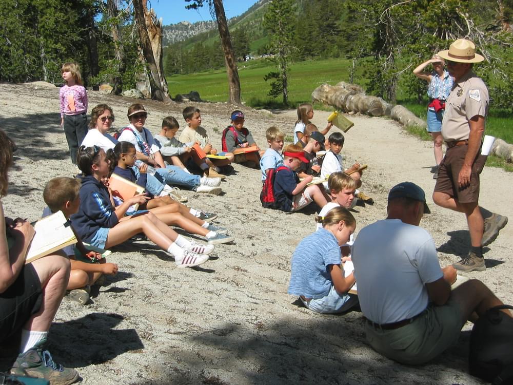 Junior trail stewards; Tahoe Rim Trail, California and Nevada