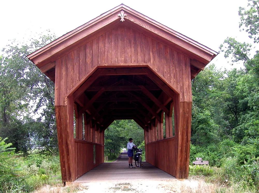 Covered Bridge on the Ernst Recreational Trail, Pennsylvania