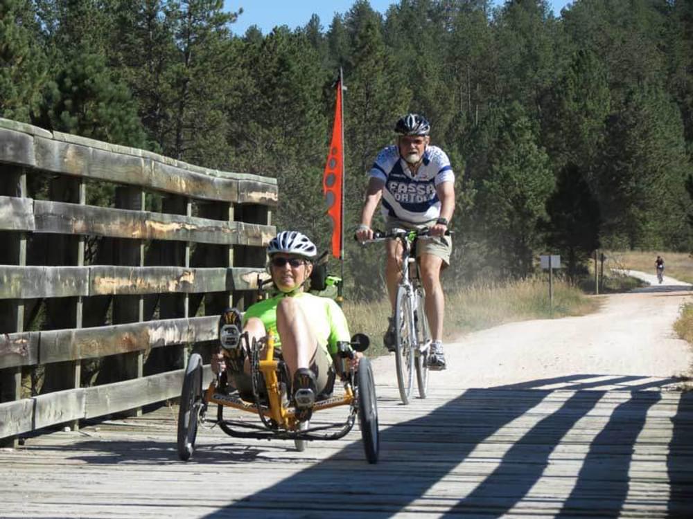 Bicycling the George S. Mickelson Trail in the Black Hills of South Dakota