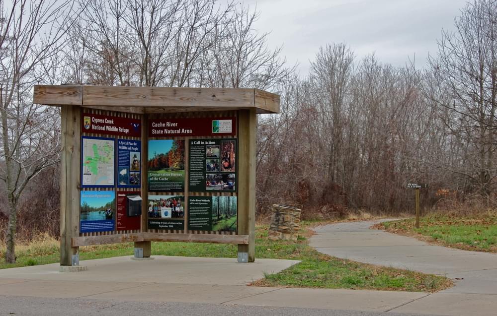  Environmental education kiosk by Cache River Wetlands Joint Venture Partnership, Illinois