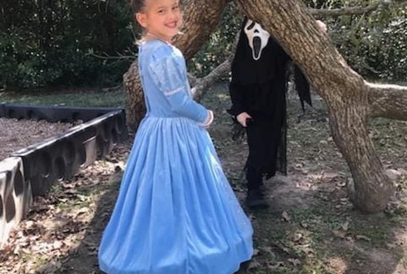 Princess and Ghost Face