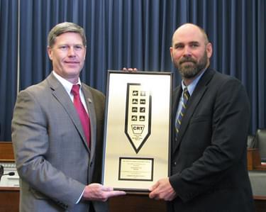 U.S. Rep. Ron Kind (D-WI) with Duane Taylor, CRT Awards Committee Chair