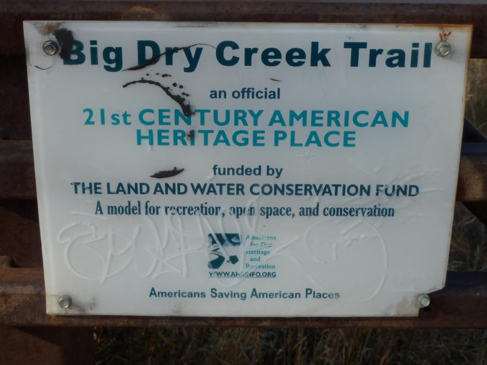 The Land and Water Conservation Fund is credited as funding the Big Dry Creek Trail in Westminster, Colorado
