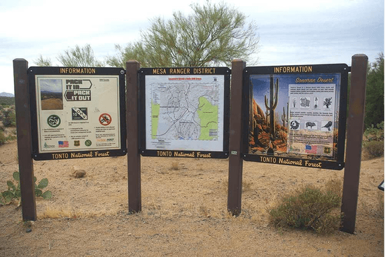 Mesa Ranger District Information Board