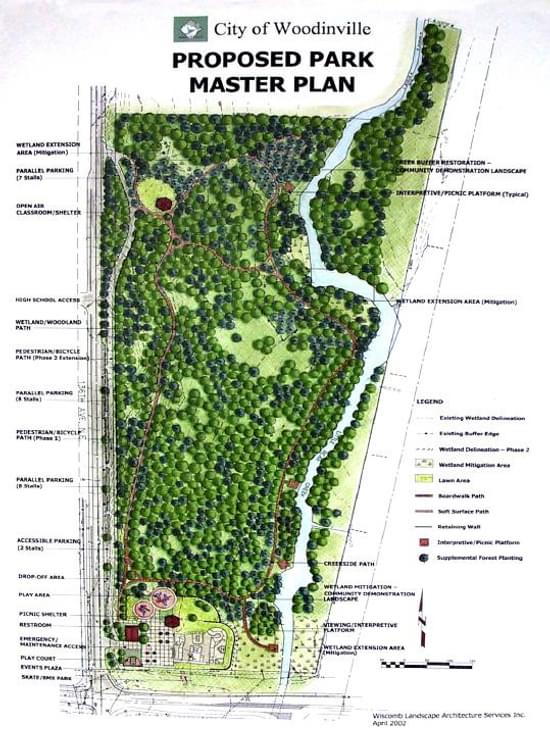 Master Plan for the park and trail system in Woodinville, WA