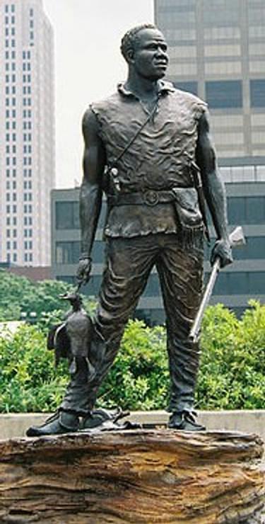 This statue of York stands in Louisville, Kentucky