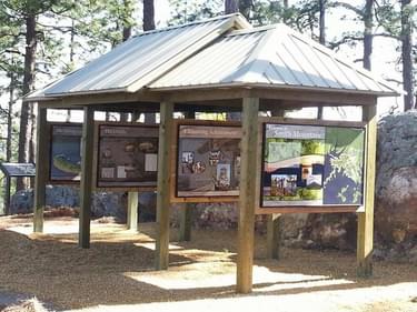 These new educational exhibits will officially be dedicated by the Cherokee Ridge Alpine Trail Association (CRATA) on November 21, 2019.
