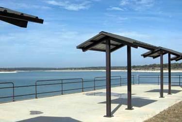 Corps of Engineers viewing area at Lake Georgetown