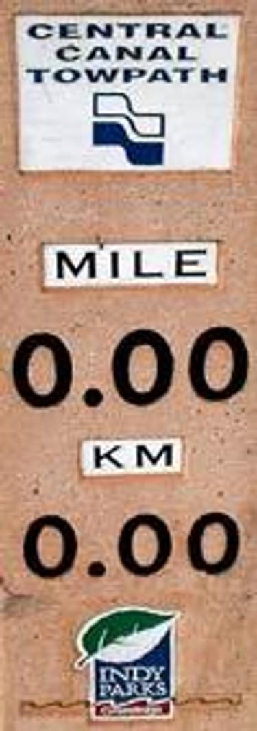 Mile markers can assist with maintenance as well as provide information for trail users