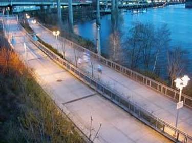 Oregon is noted for support of intermodal trails linking transportation and recreation routes