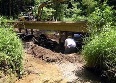 Twenty-four trail bridges required moderate to heavy repair work