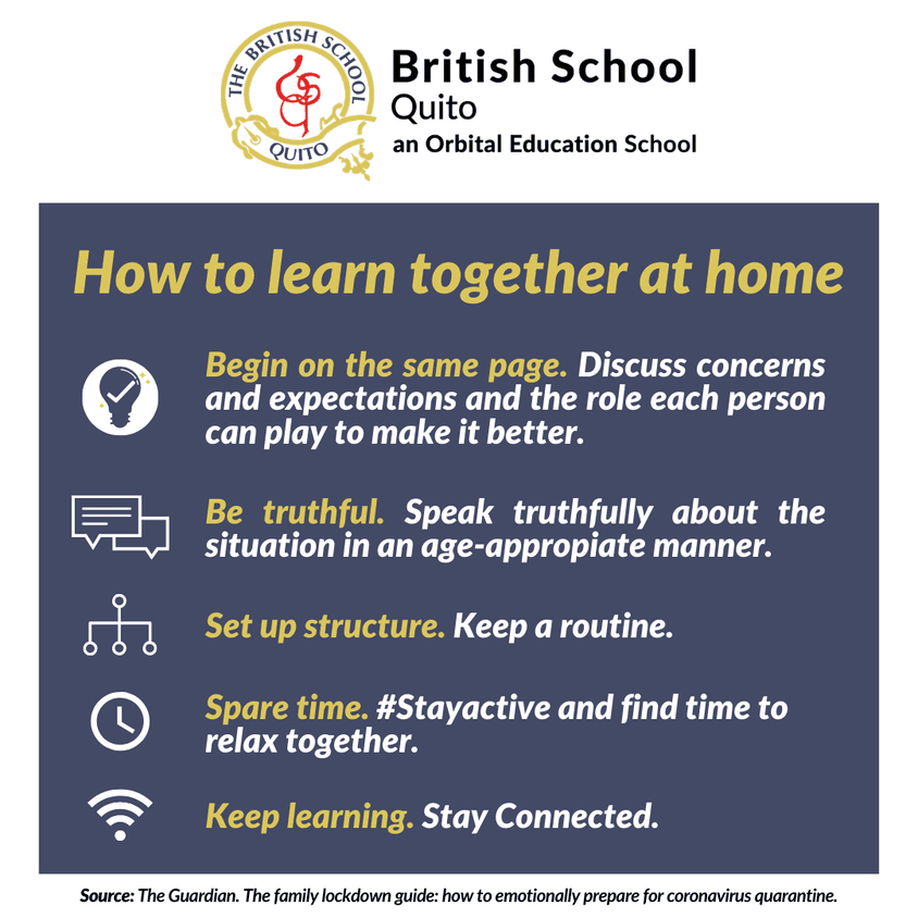How to learn together at home