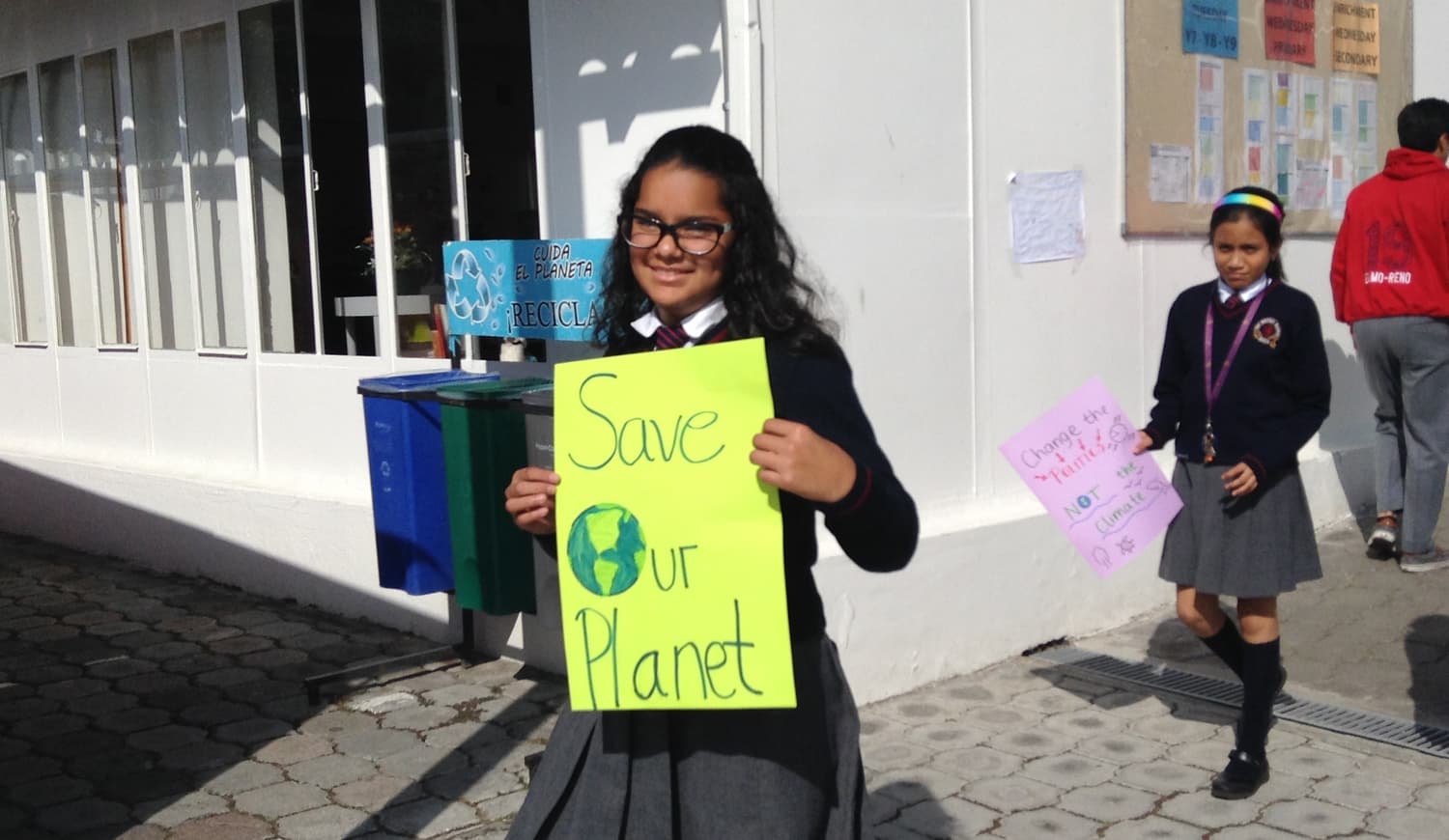 BSQ girl helping the planet