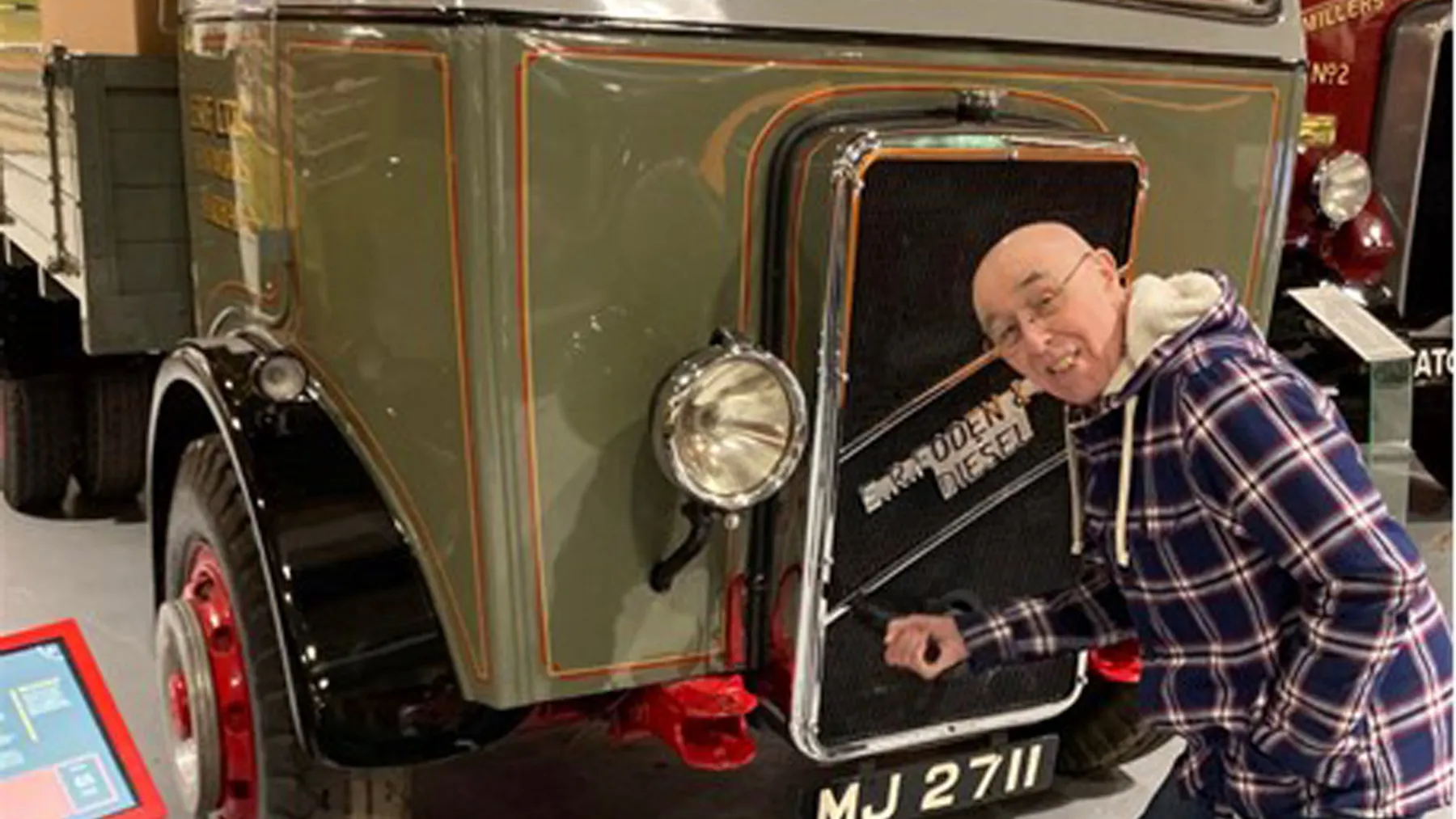 Care Home rolls along to vehicle museum