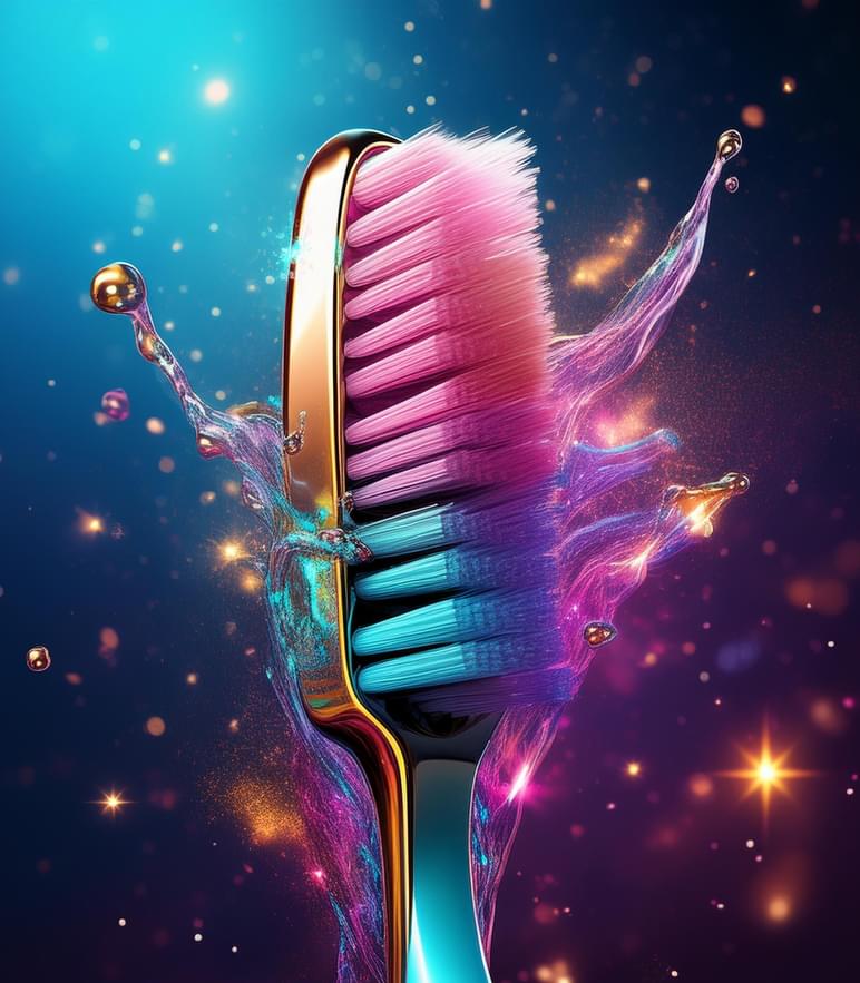 Firefly A toothbrush with a mowown RB soul music vibe bursting with freshness in colours of pink