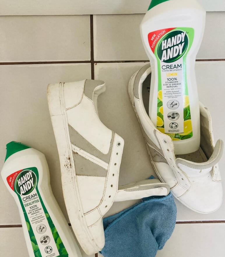 Handy Andy and sneakers