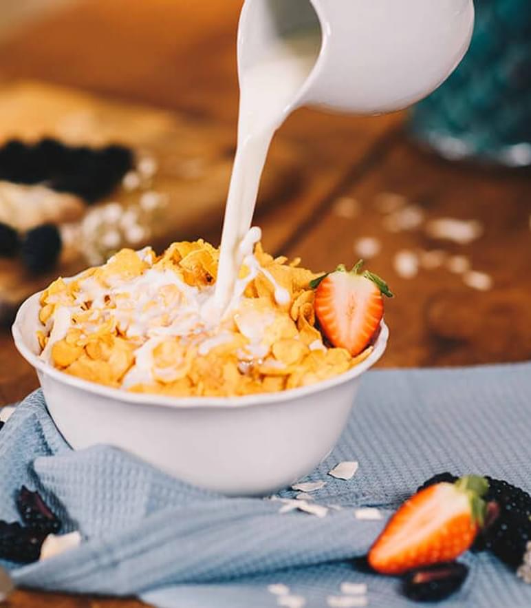 MMR Product Experience Cereal Milk Pour Breakfast