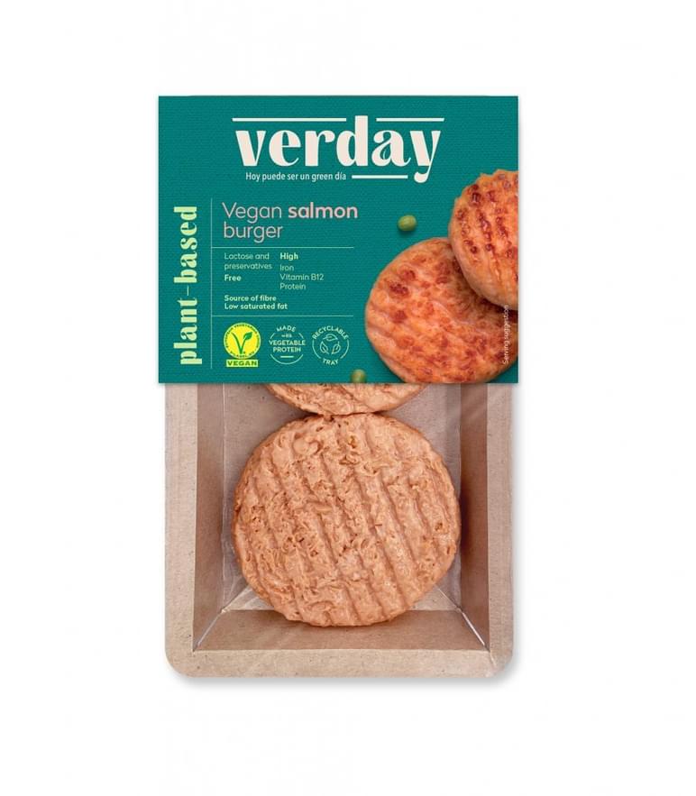 SIAL 2022 VERDAY PLANT BASED BURGER SALMON 982x1024
