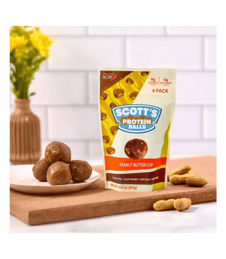 Scotts Peanut Butter Cup Protein Balls