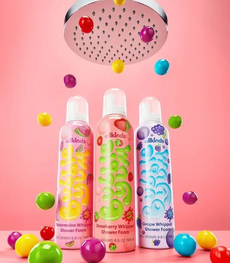 Allkinds whipped shower foam