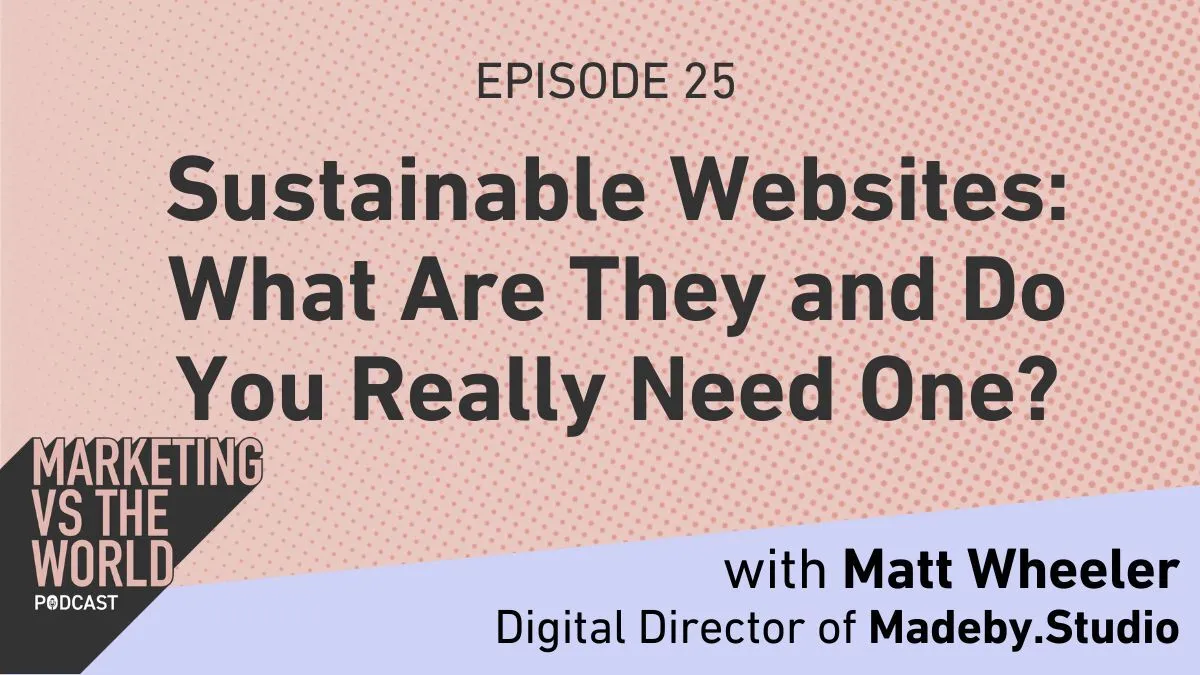 Sustainble Websites Header