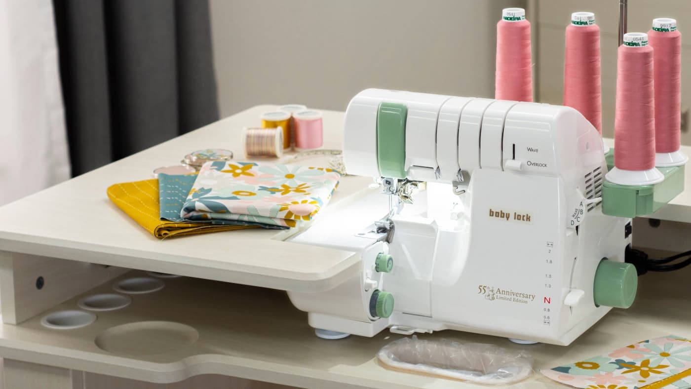 Baby Lock 55th Anniversary Limited Edition Serger with Free Bonus…